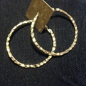 Silver hoop earrings *5/$15*